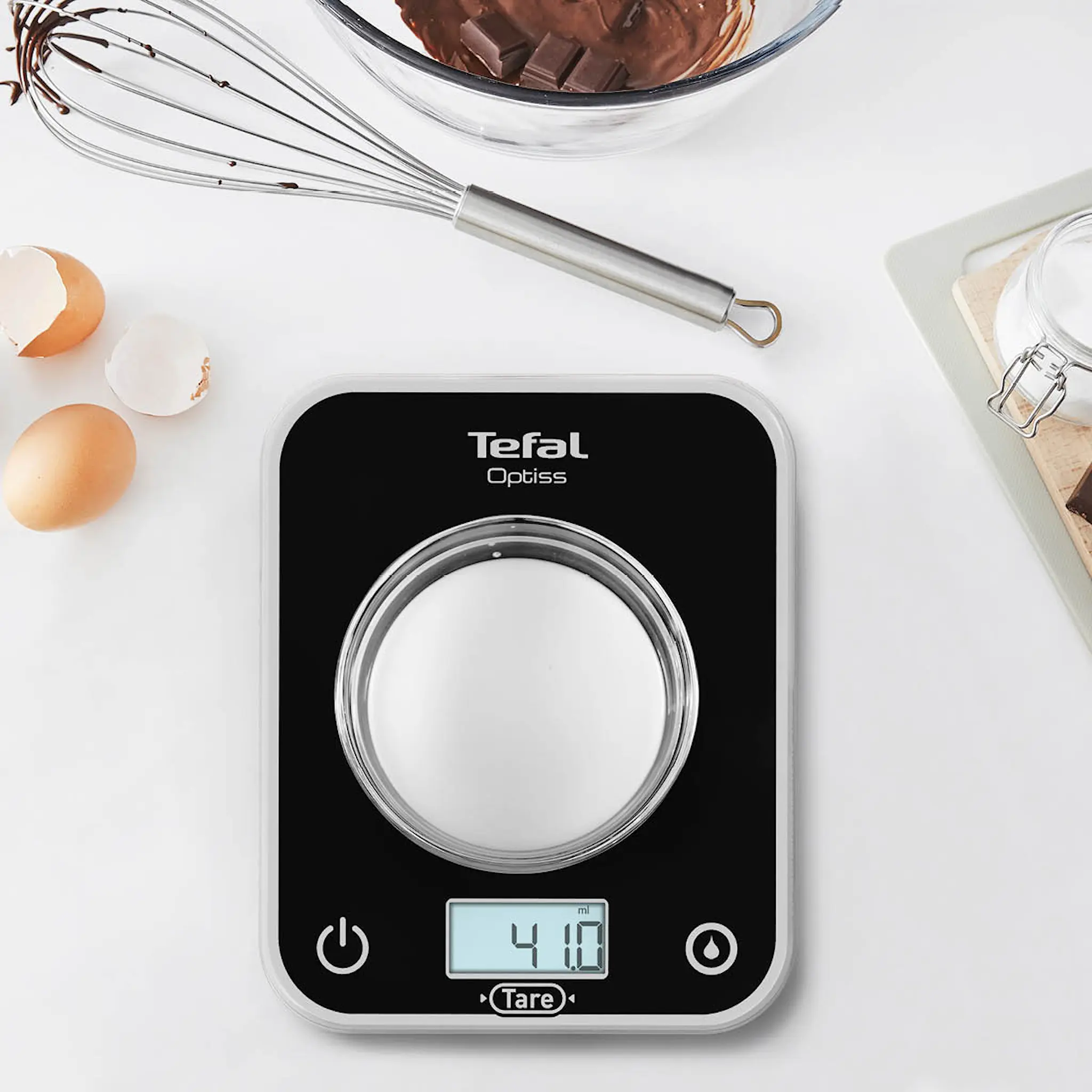 Tefal Optiss keittiövaaka 5 kg musta