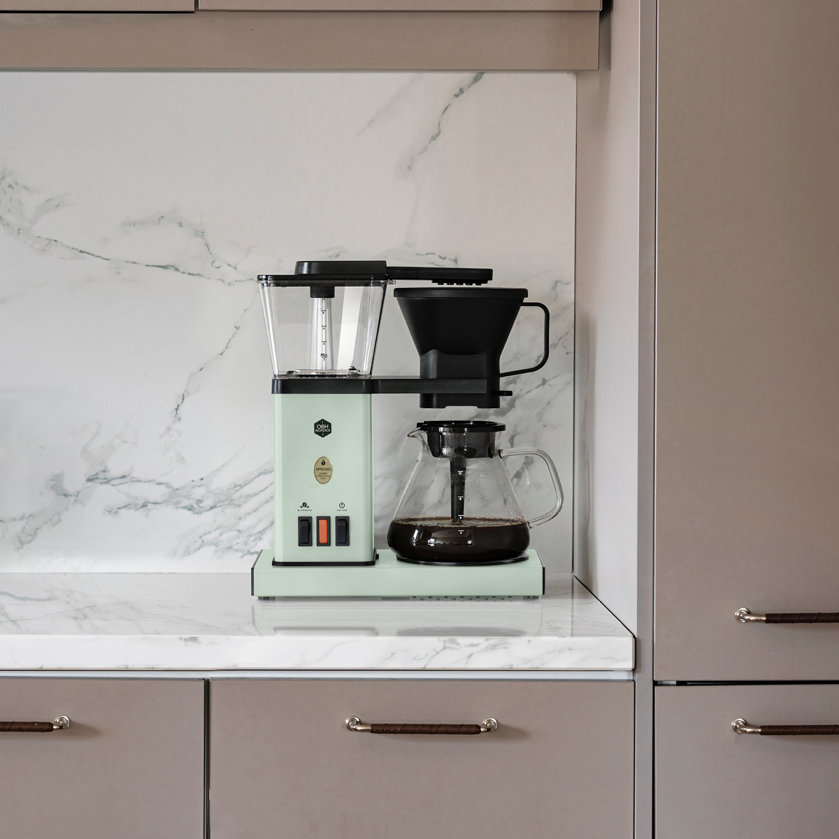 OBH Nordica Blooming Prime kaffebryggare 10 koppar misty green