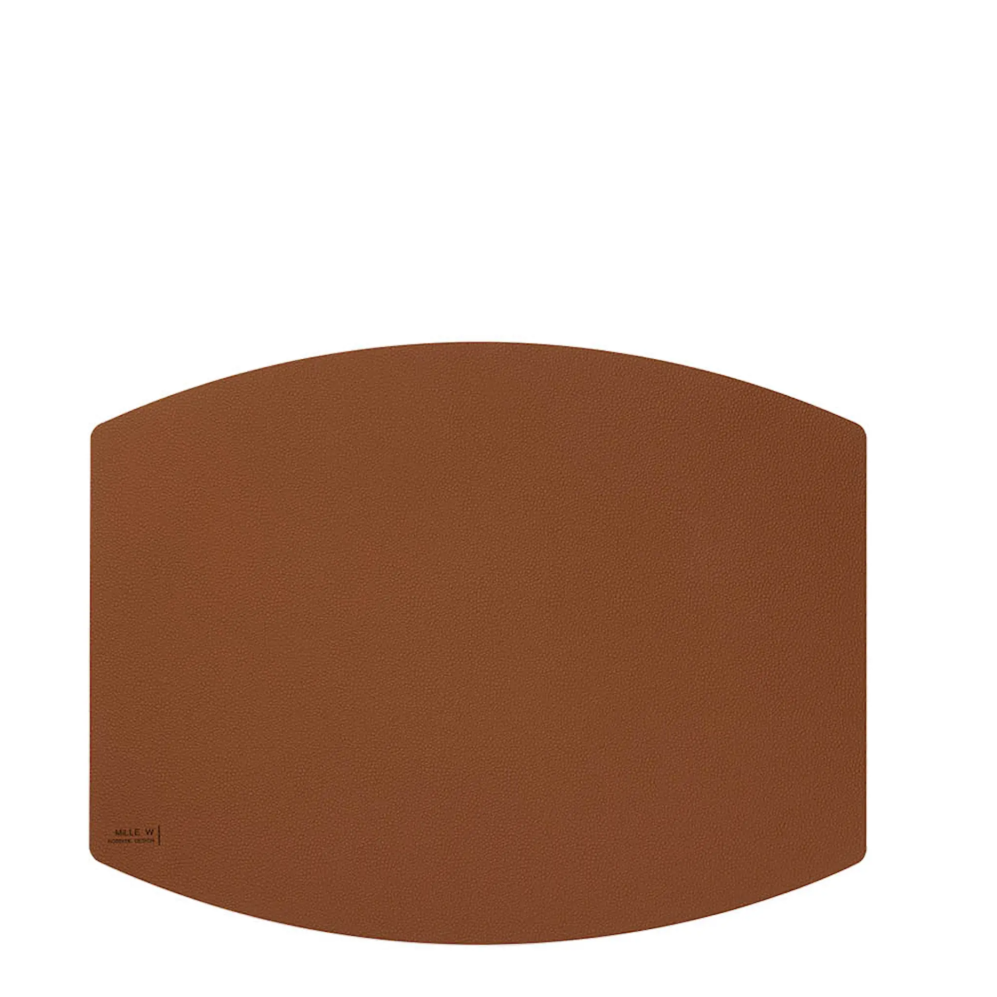MiLLE W NORDISK DESIGN Ellips bordstablett 45x35 cm brun