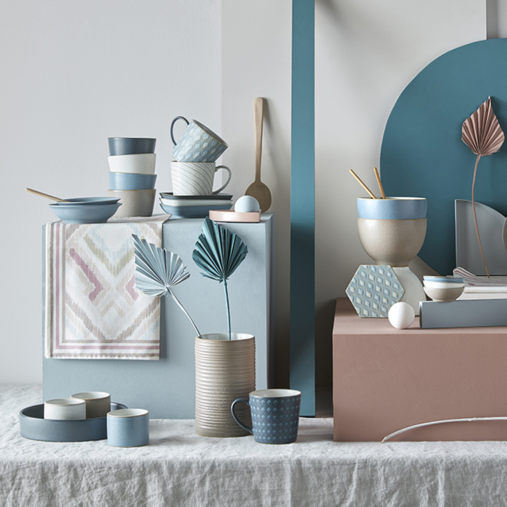 Denby Impression Fat till Kaffekopp 16,5 cm Blå