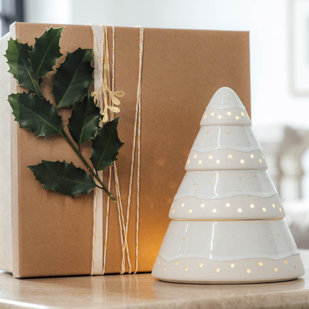 Villeroy & Boch Winter Glow hurricane lys tre 14,5x18,5 cm