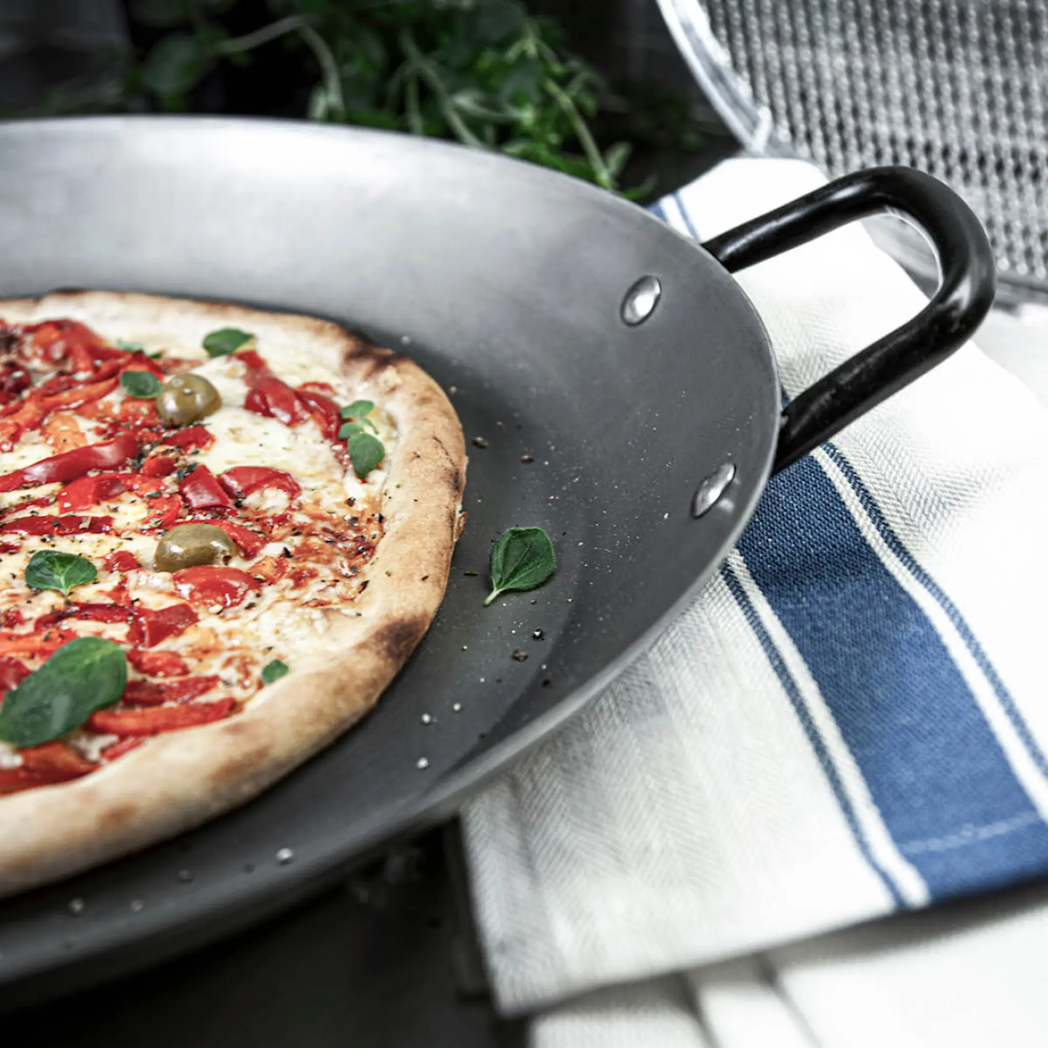 Exxent Paellapanna 40 cm 3,5 L bivaxbeläggning