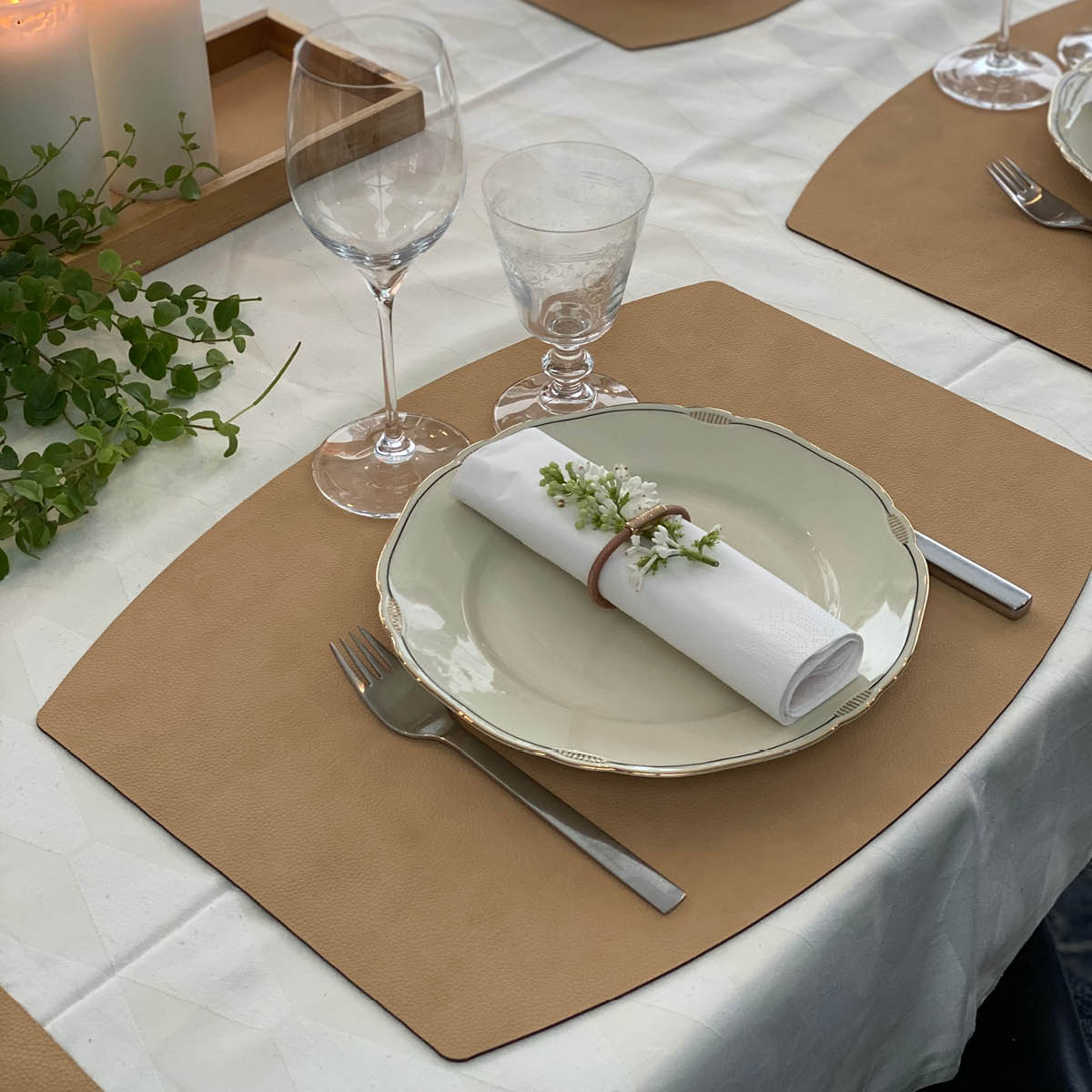 MiLLE W NORDISK DESIGN Ellips Pöytätabletti 45x35 cm Beige