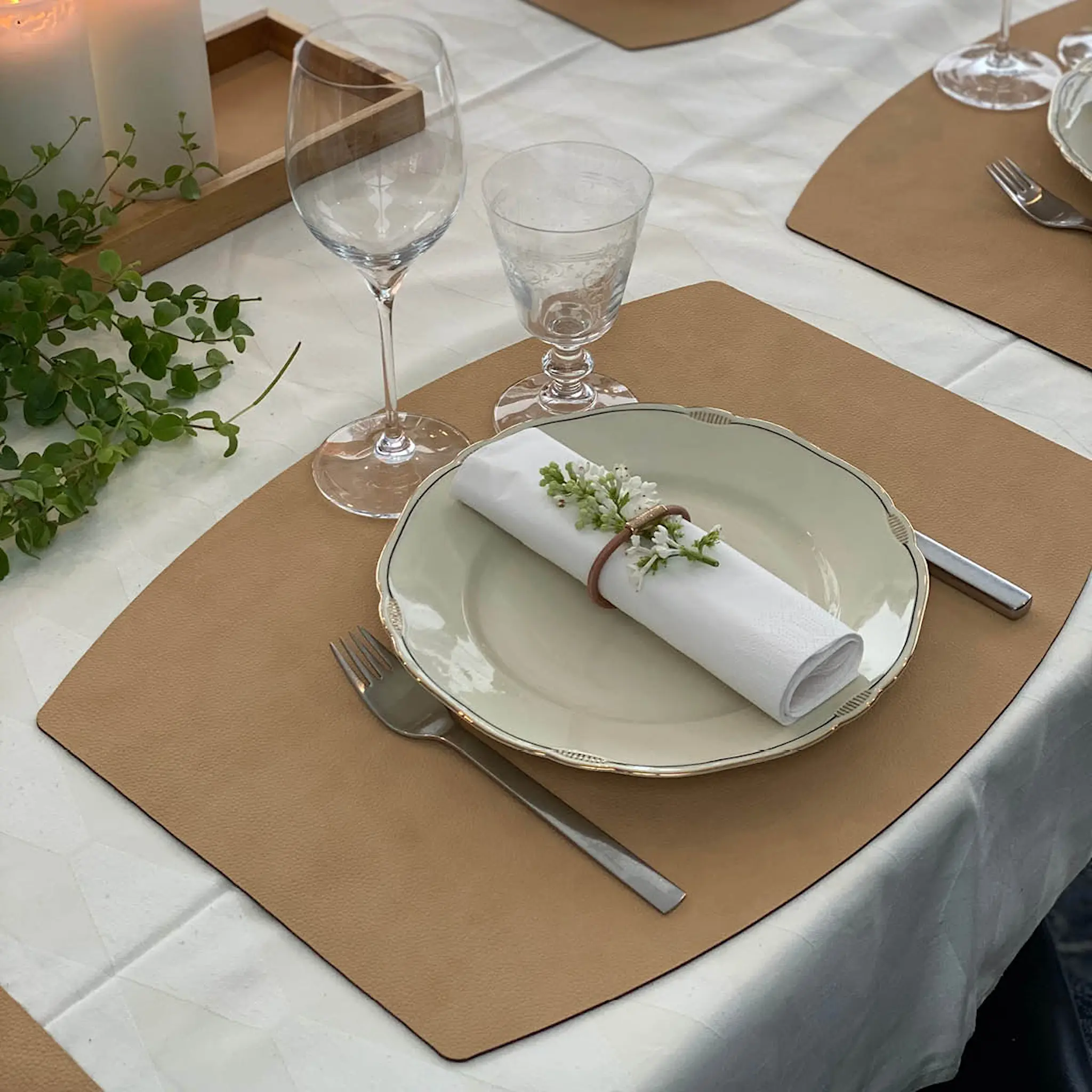 MiLLE W NORDISK DESIGN Ellips Pöytätabletti 45x35 cm Beige