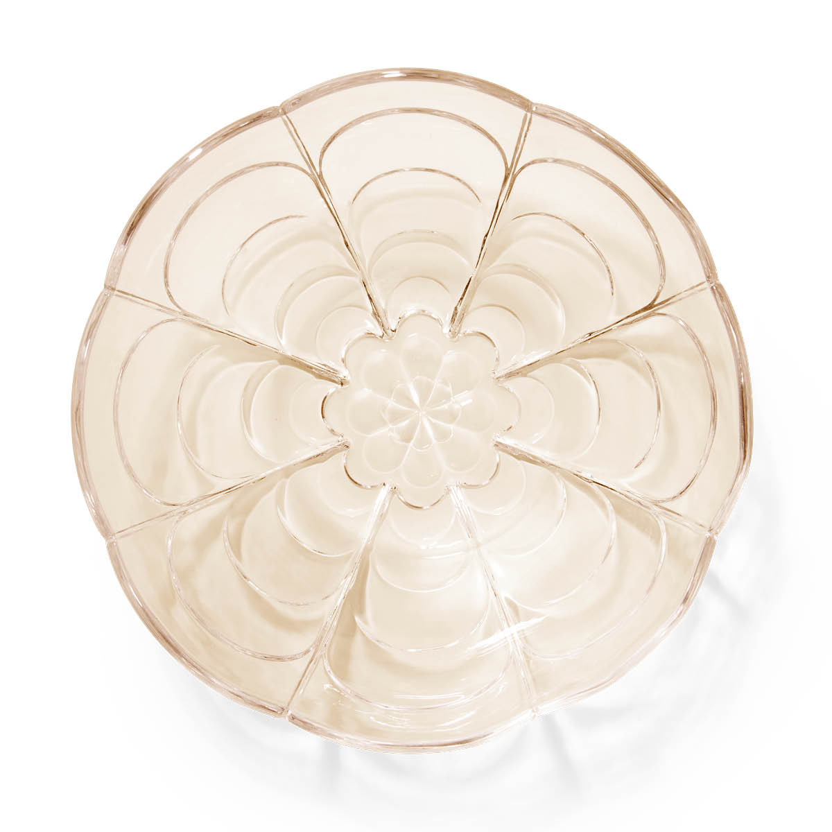 Holmegaard Lily skål 23 cm toffee rose