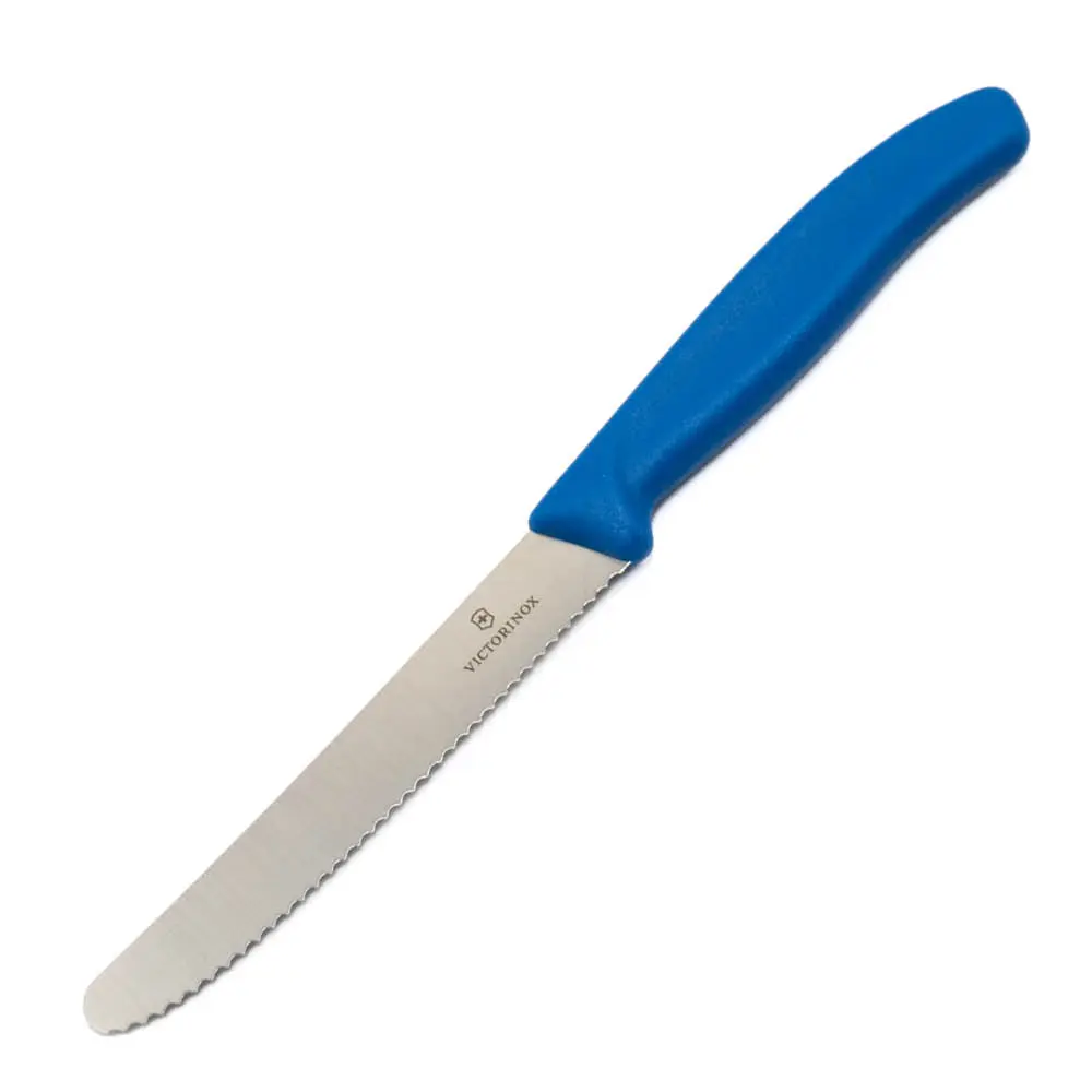 Swiss Classic tomatkniv 11 cm blå