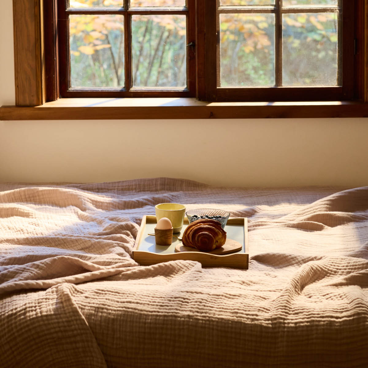 Aida RAW Teak vendbart brett 38 cm