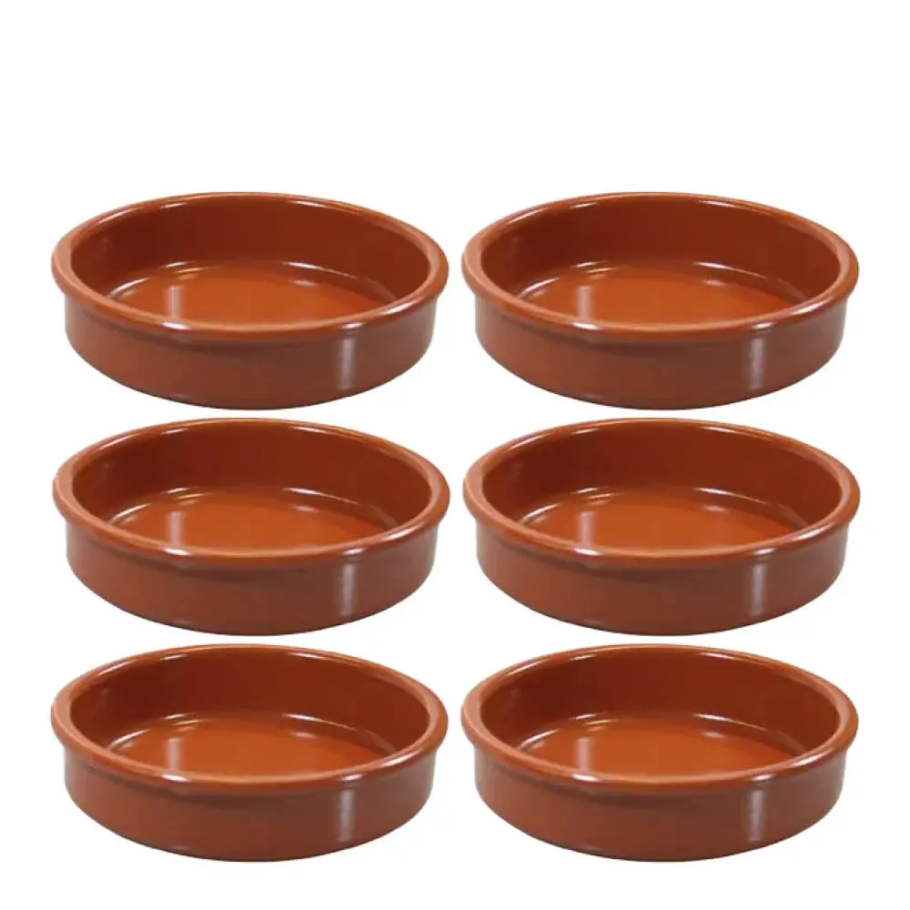Tapasvuoka 11,5 cm 6 kpl terrakotta
