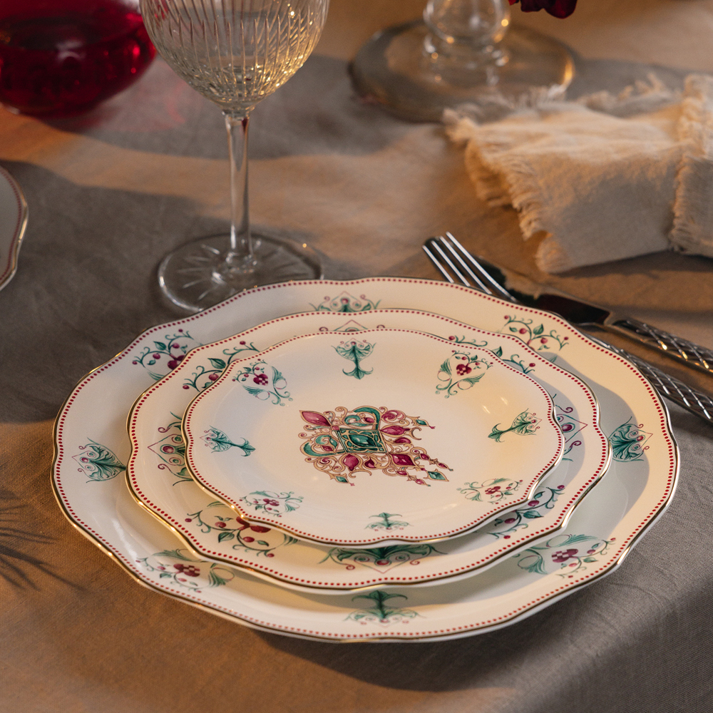 Magnor Lucia Lautanen 17 cm Valkoinen/Punainen/Vihreä