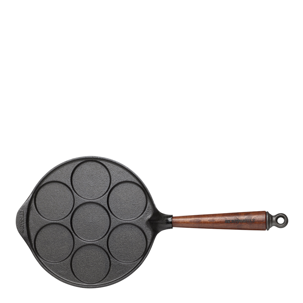 Skeppshult Traditional plettpanne med trehåndtak 23 cm