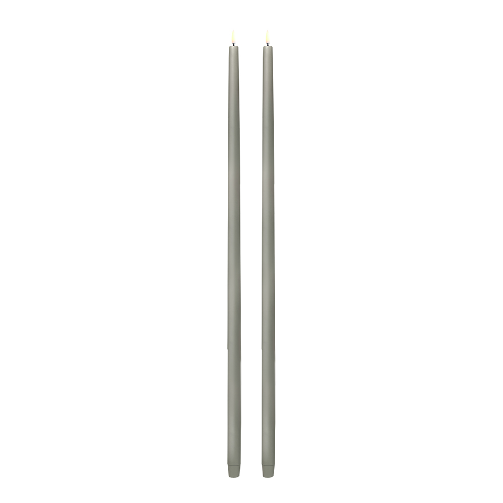 Uyuni Lighting - LED Antiikkikynttilä 2,3x75 cm 1 kpl Sandstone