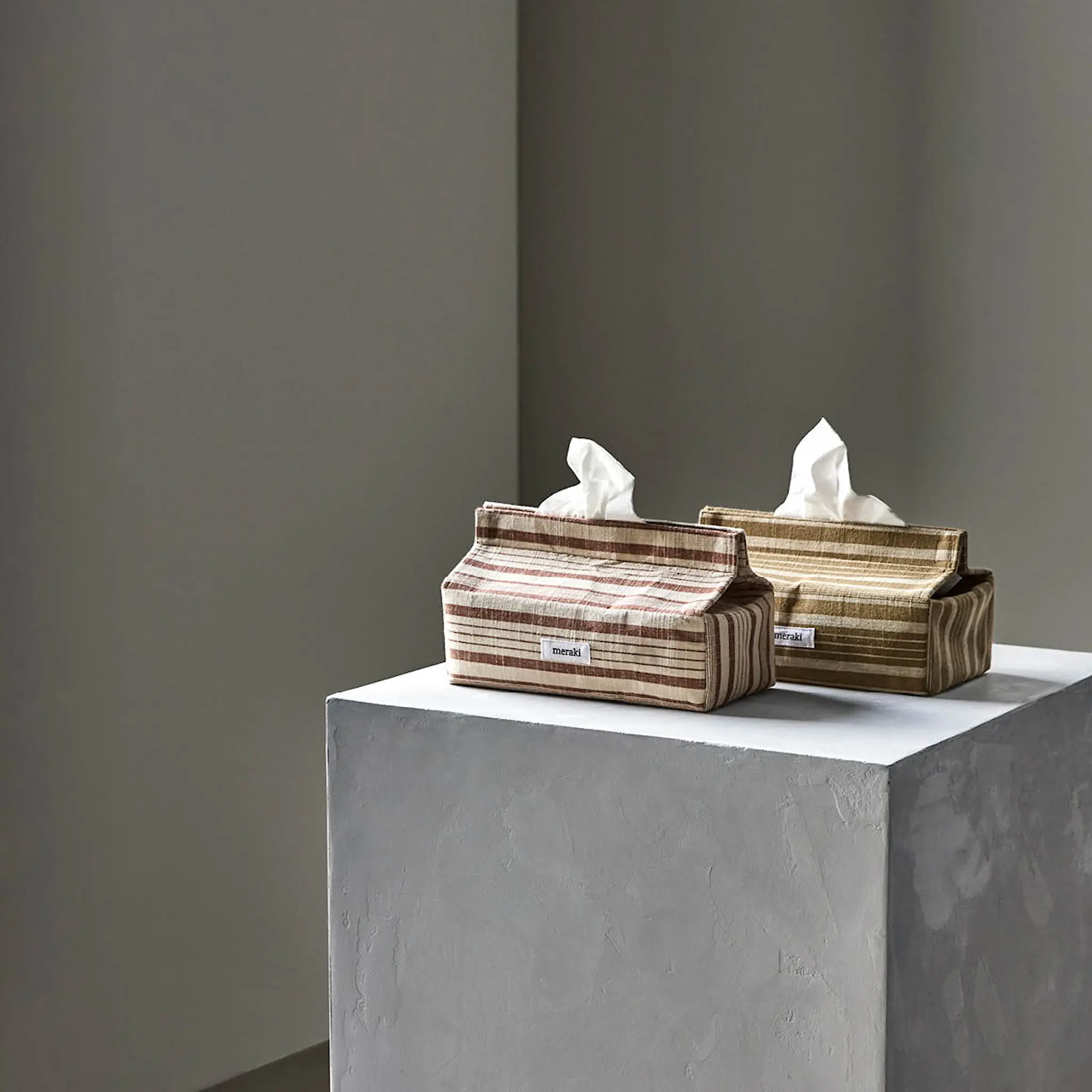 Meraki Näsduksfodral 24x12,5 cm mörk oliv