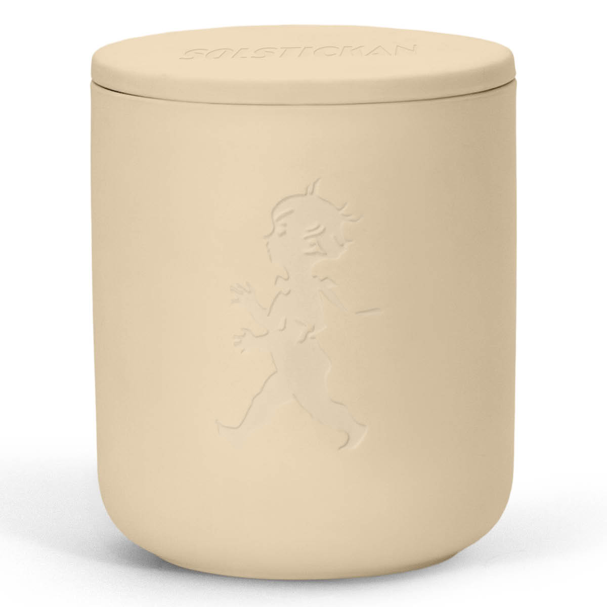 SOLSTICKAN Duftlys i keramikk beige (lin)