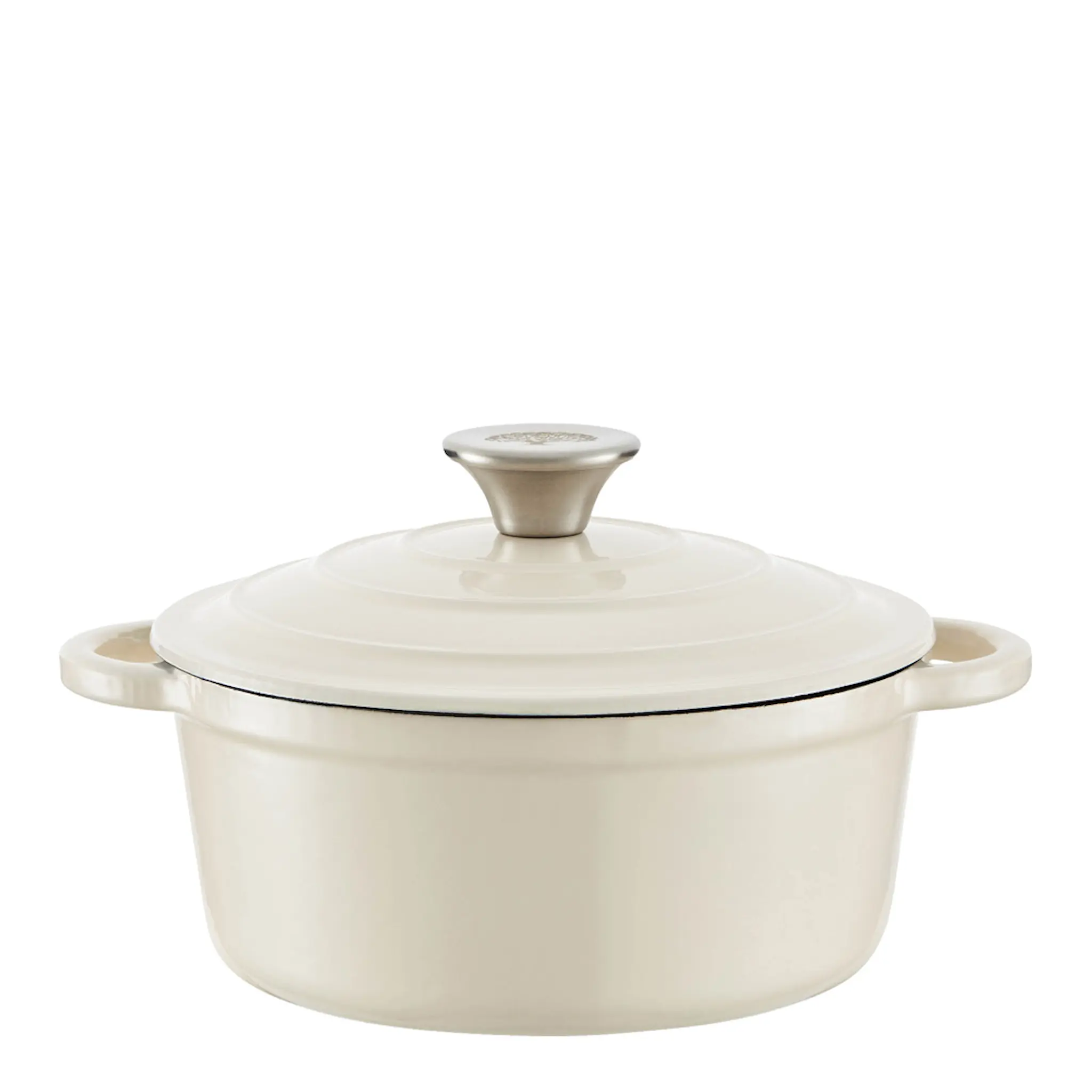 Barbary&Oak Gjutjärnsgryta rund 20 cm 2 L Creme