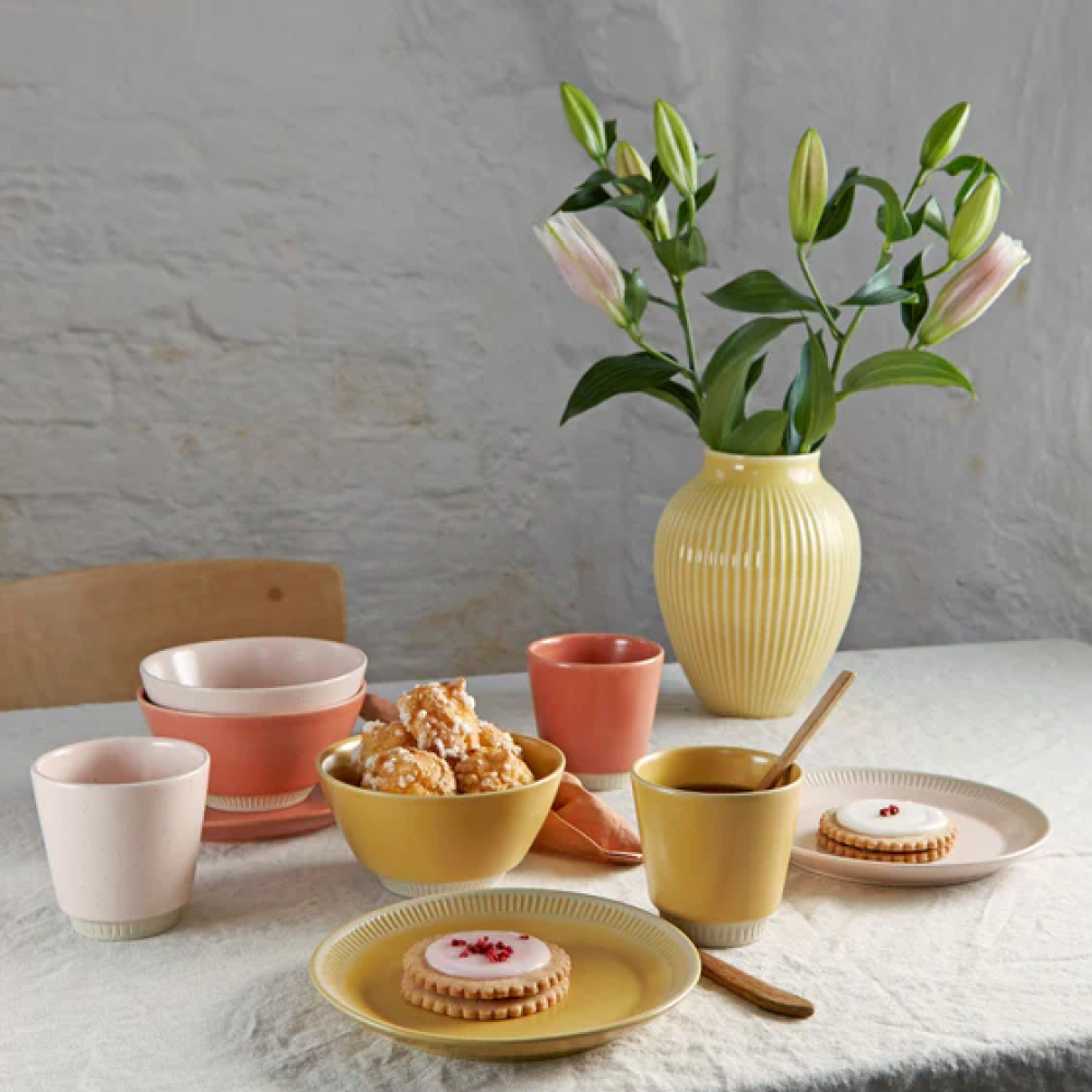 Knabstrup Keramik Colorit Skål 14 cm Gul