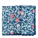 Apple servett scallop 50x50 4-pack blå