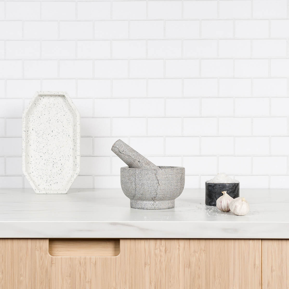 Modern House Stone Mortteli 13 cm Harmaa