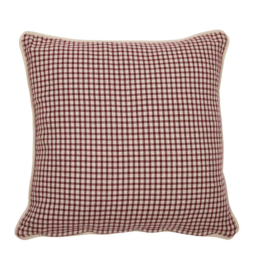 Mette putetrekk 48x48 cm vinrød