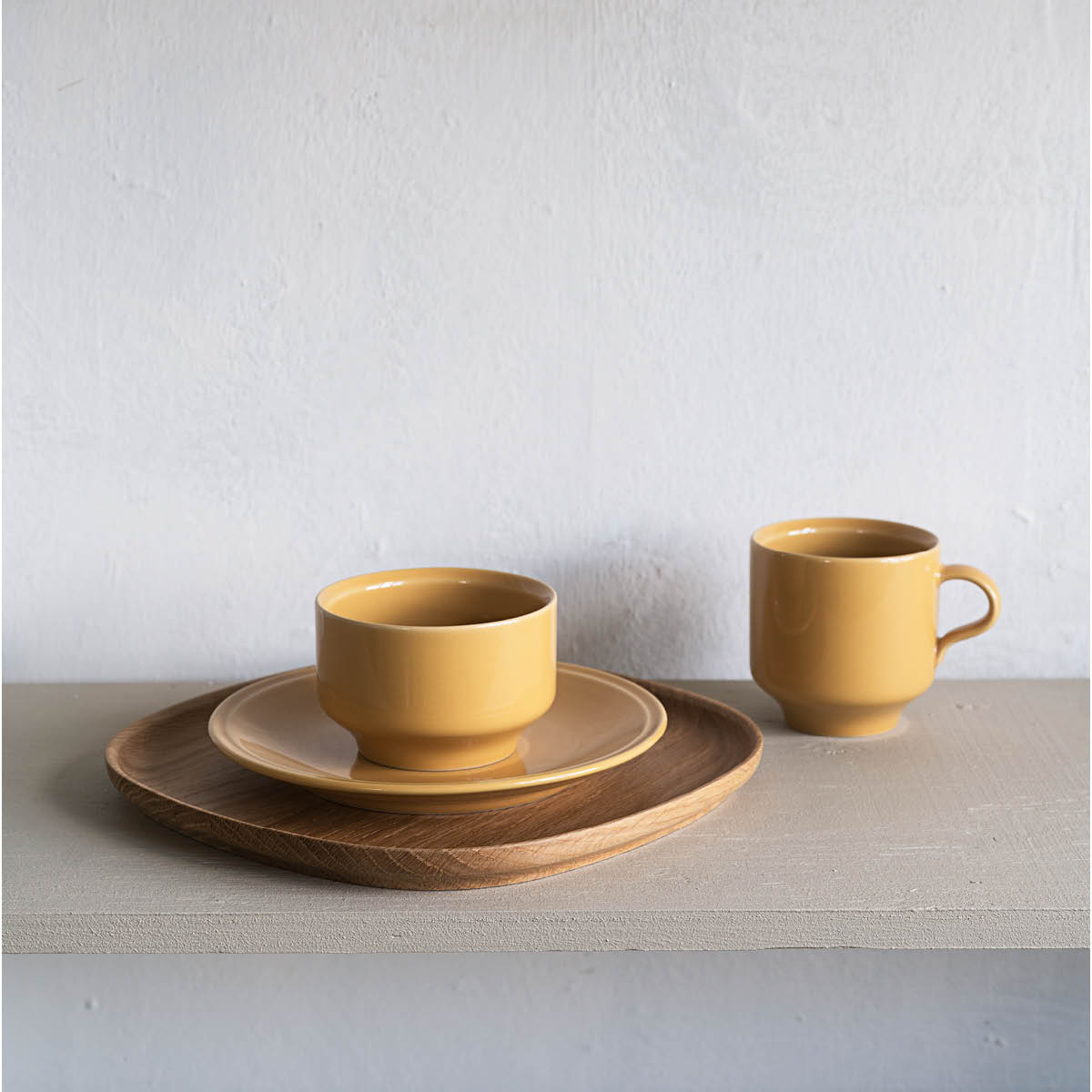 Rörstrand Höganäs Keramik Daga Lautanen 19 cm Okra