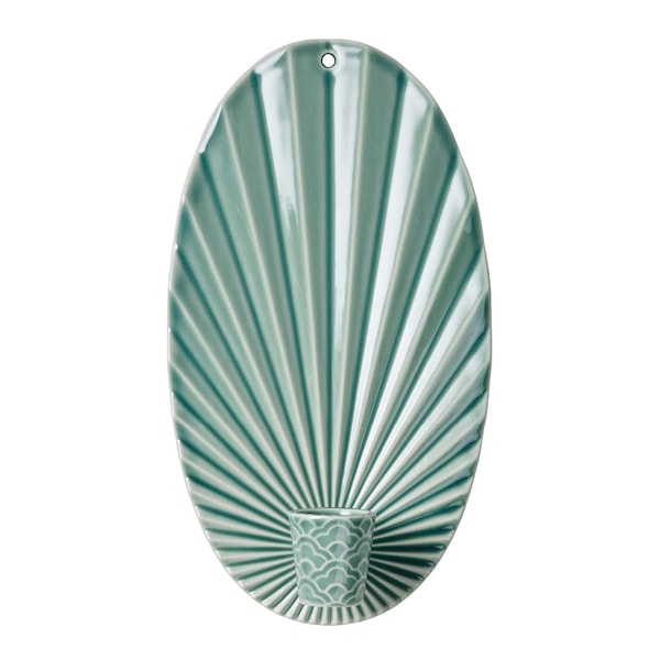 Pipanella Waves väggljusstake 24,5 cm peacock