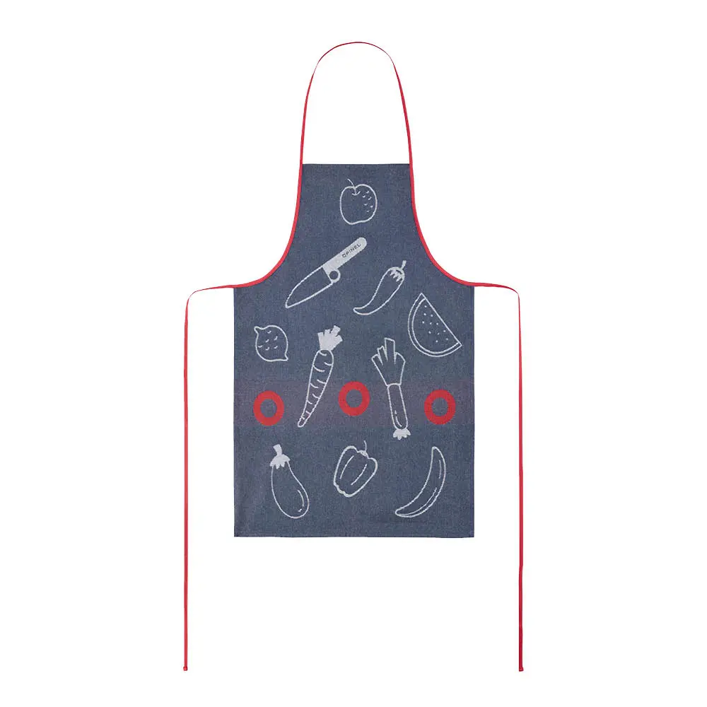 Petit Chef forkle barn bomull blå