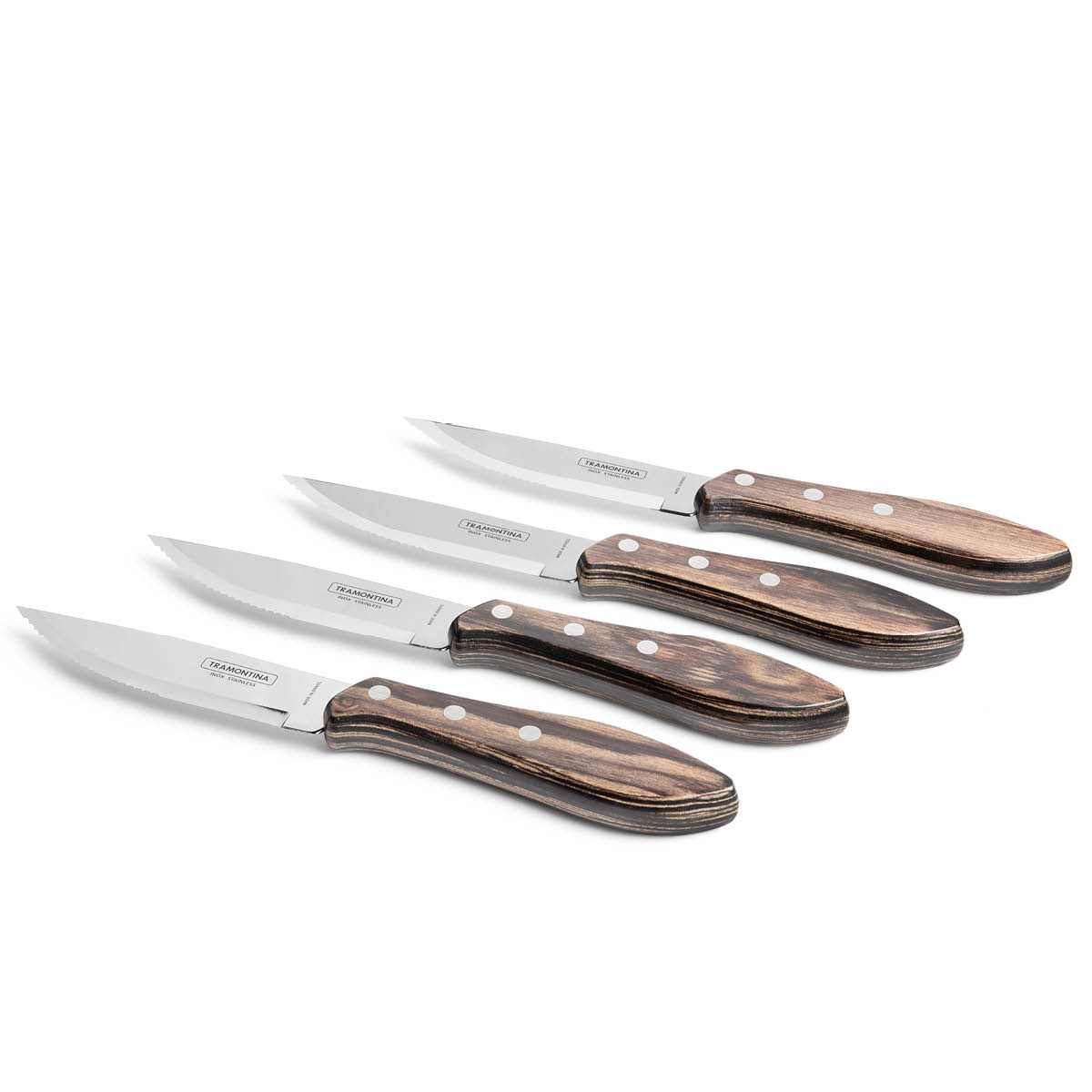 Tramontina BBQ by Hellstrøm biffbestick 8 delar mörkbrunt