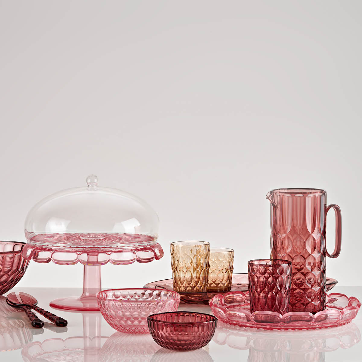 Guzzini Vanity tumbler hög 48 cl bioplast Mönster 1 Powder