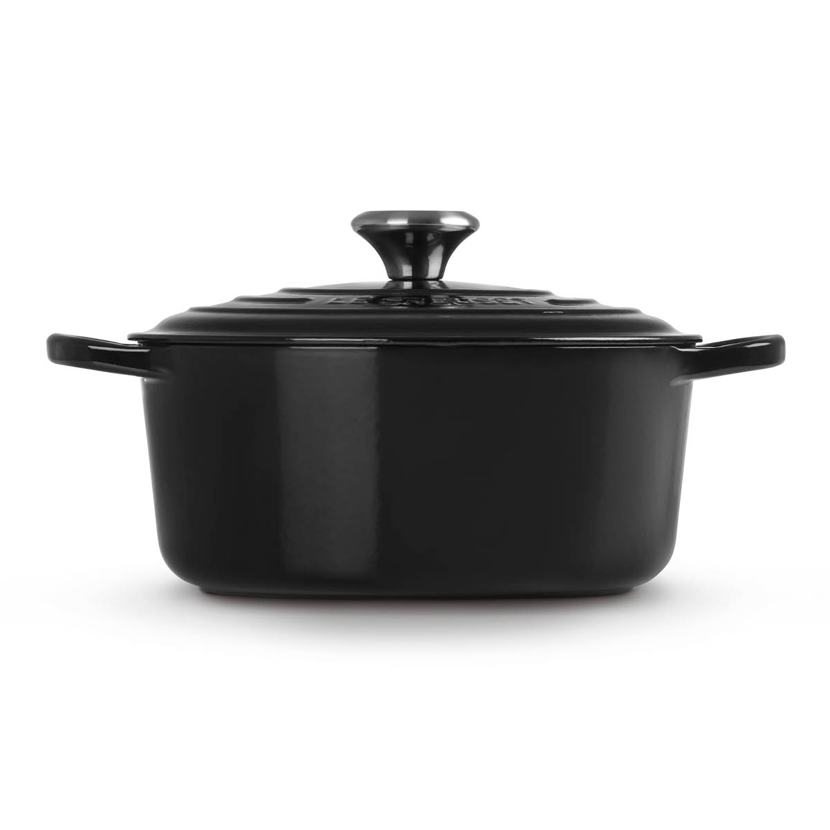 Le Creuset Signature Gjutjärnsgryta rund 24 cm 4,2 L black blank