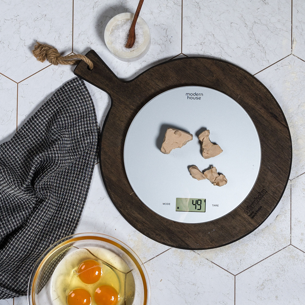 Modern House bAYk kjøkkenvekt 1g/6kg grå