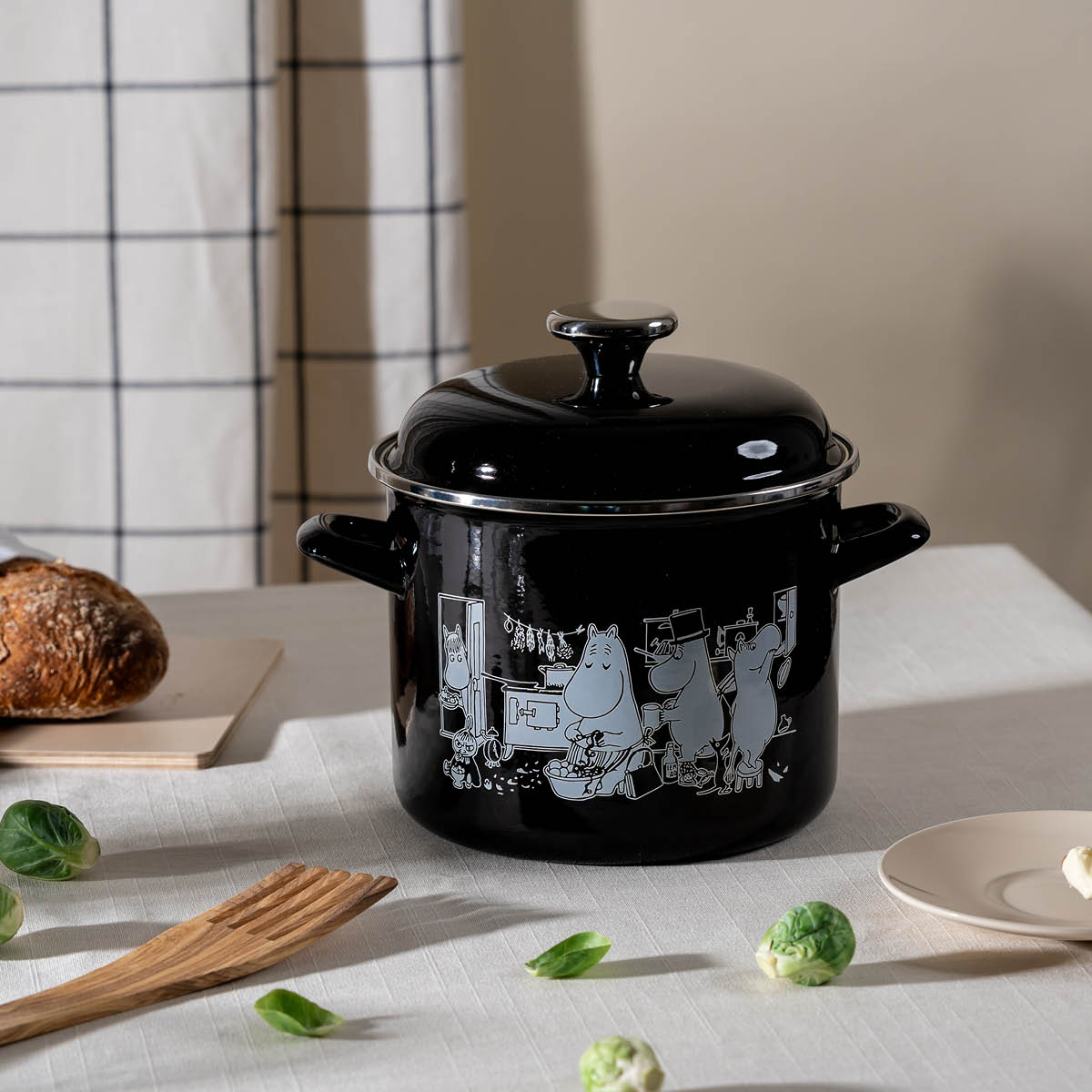 Muurla Muumi Kattila 3,5 L Musta