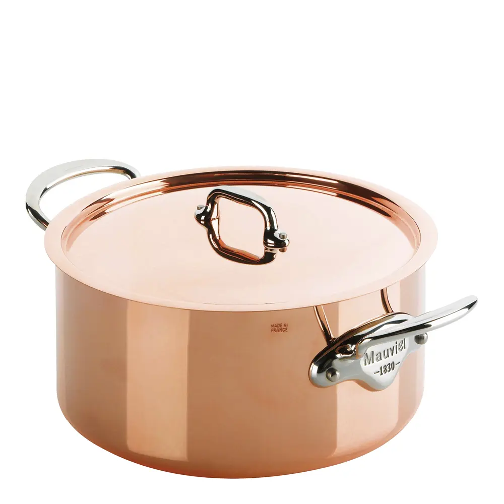 M'150s gryte med lokk 3,2L kobber/stål