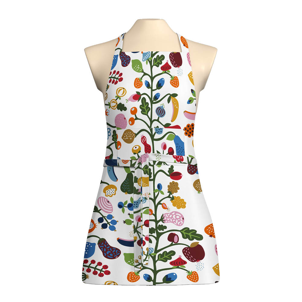 Arvidssons Fruktträd förkläde flerfärgat