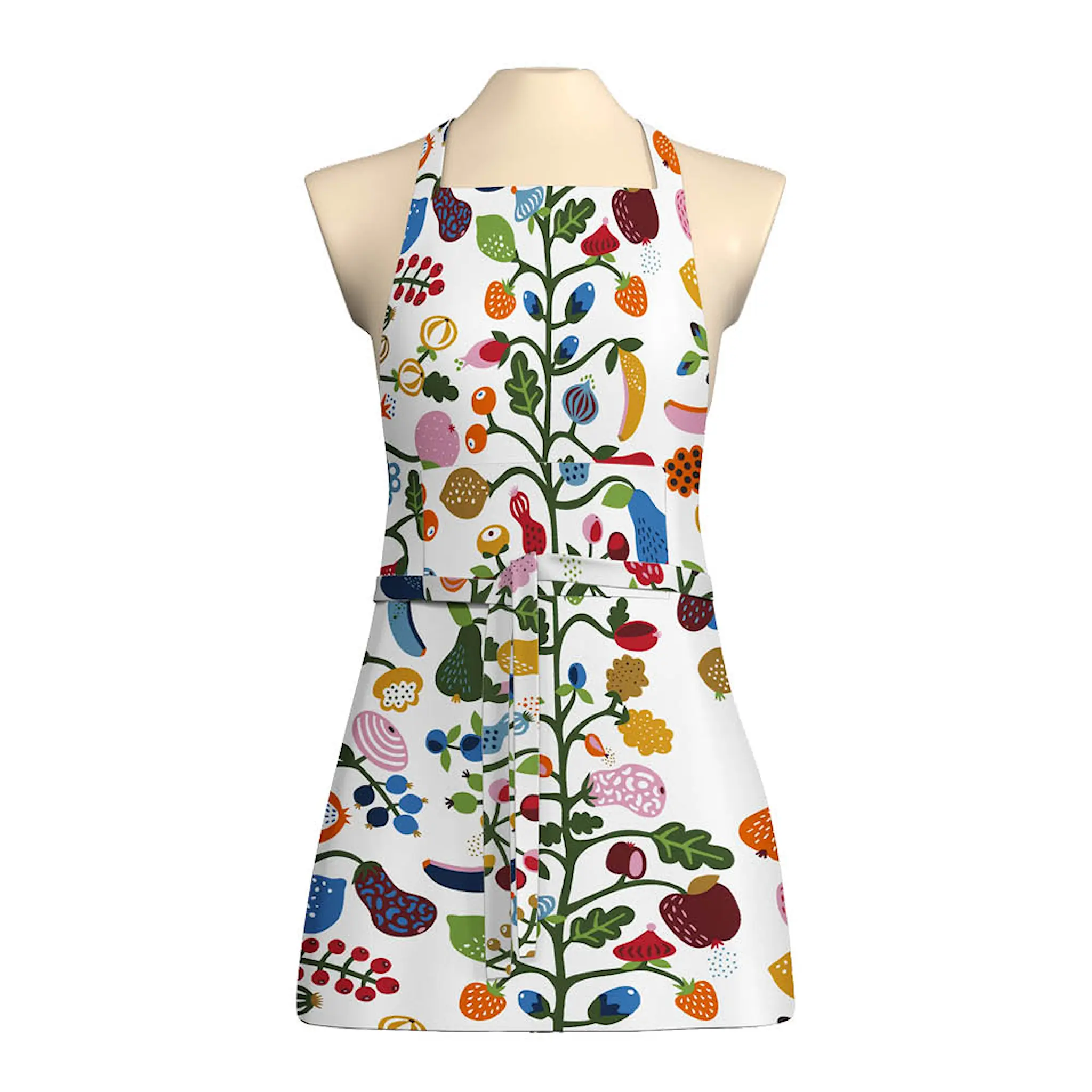 Arvidssons Fruktträd förkläde flerfärgat