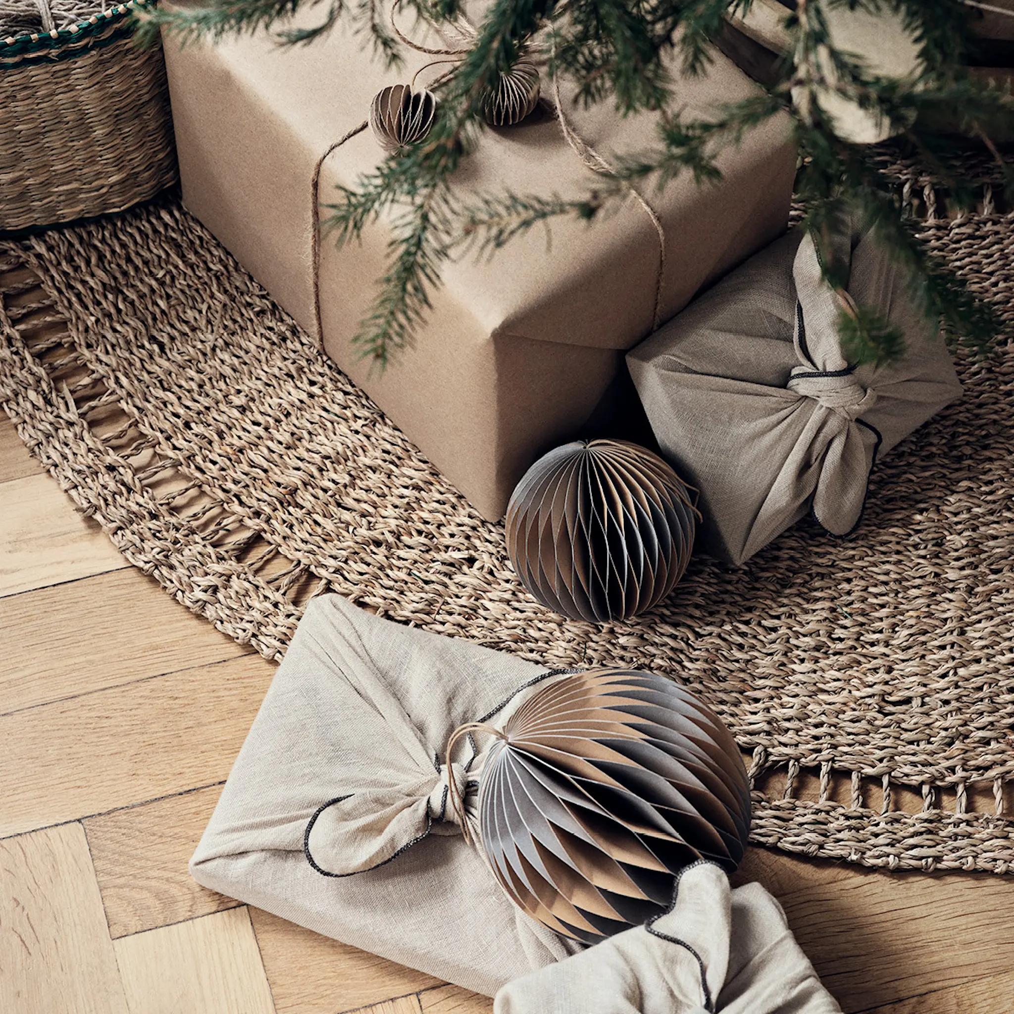 Broste Copenhagen Gracie Tygservett 45x45 cm Taupe