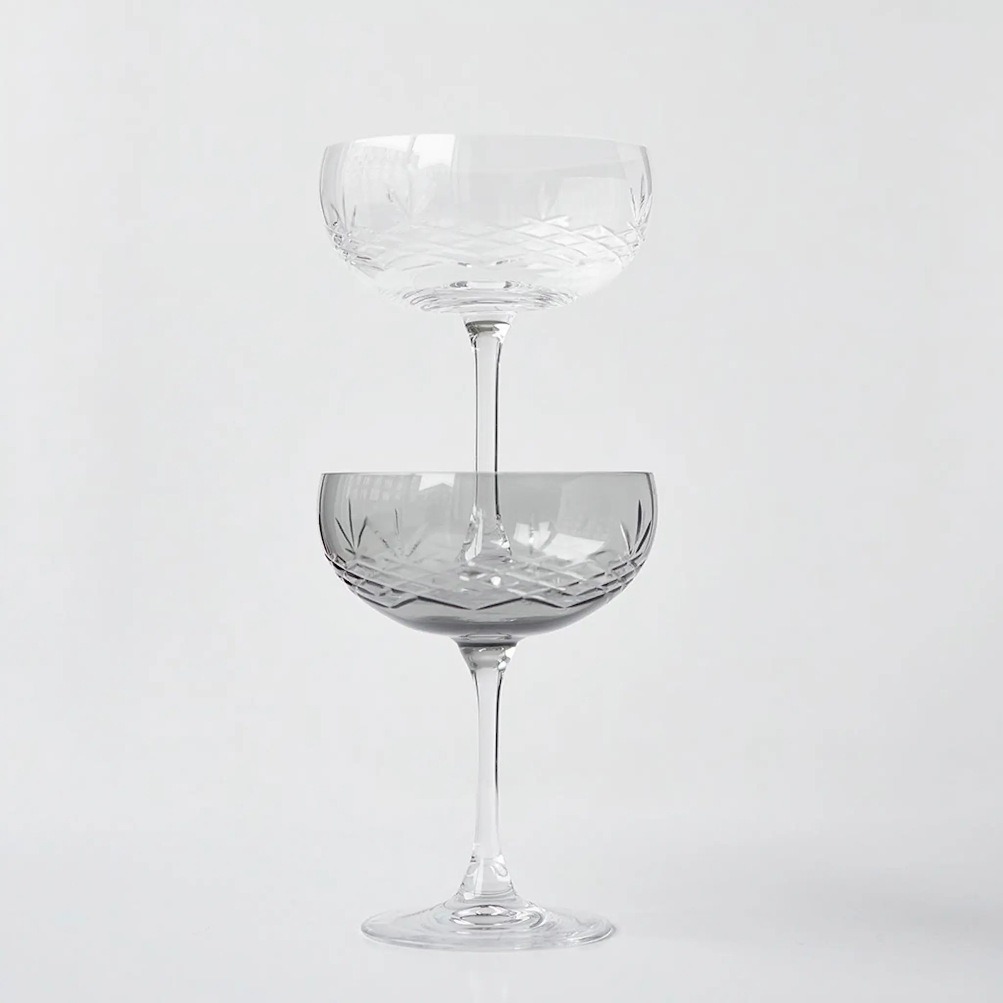 Frederik Bagger Crispy Gatsby Champagneskål 30 cl 2-pack Dark