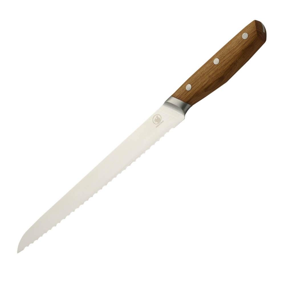 Morsö - Bosco leipäveitsi 25 cm teräs/tammi