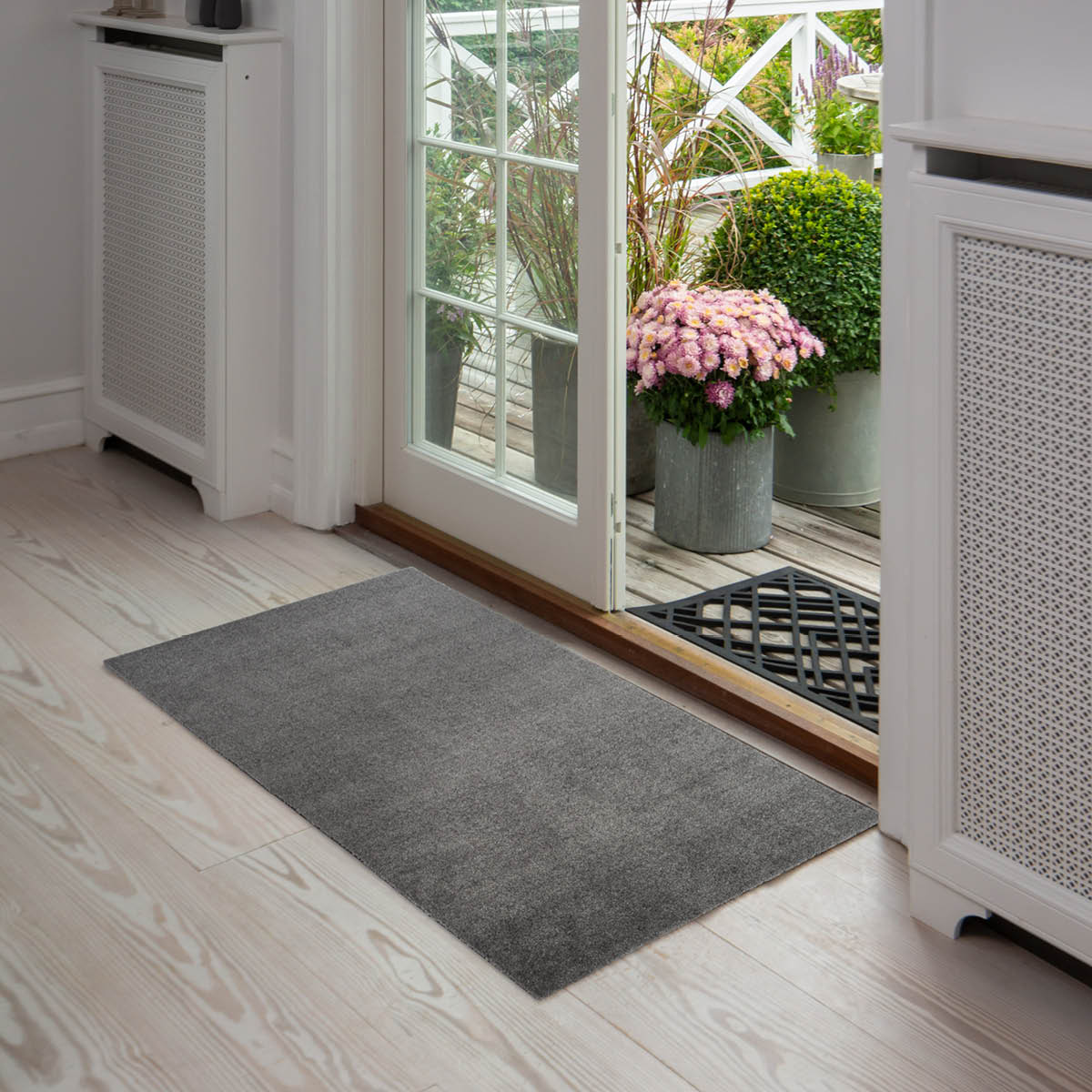 Tica Copenhagen Unicolor golvmatta 120x67 cm stålgrå