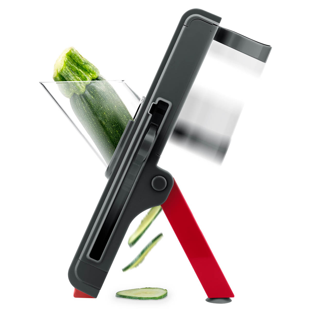 moHA! Vertico vertikal grönsaksskärare grå