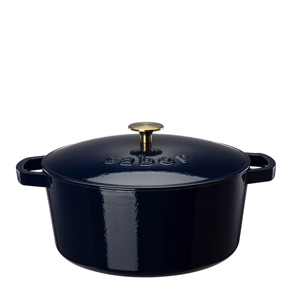 Sabor Classic gjutjärnsgryta 6,7 L Midnight Blue