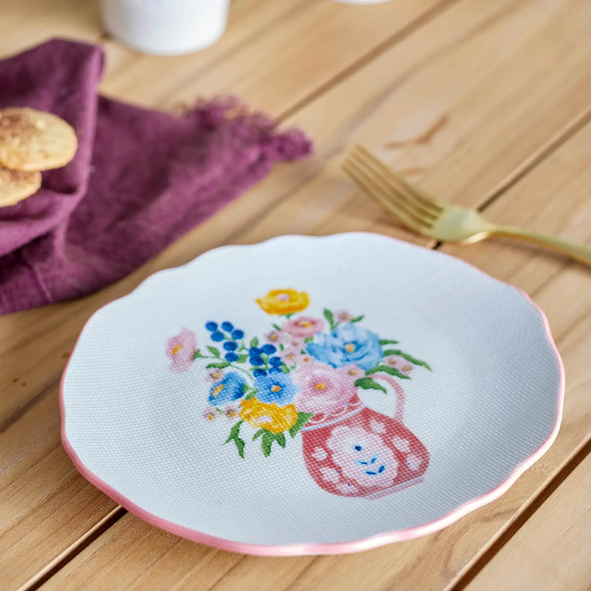 Bloomingville Dorothy Lautanen 20 cm Vaaleanpunainen