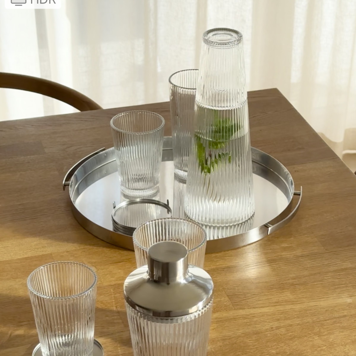 Stelton Arne Jacobsen serveringsbricka 33,5 cm stål