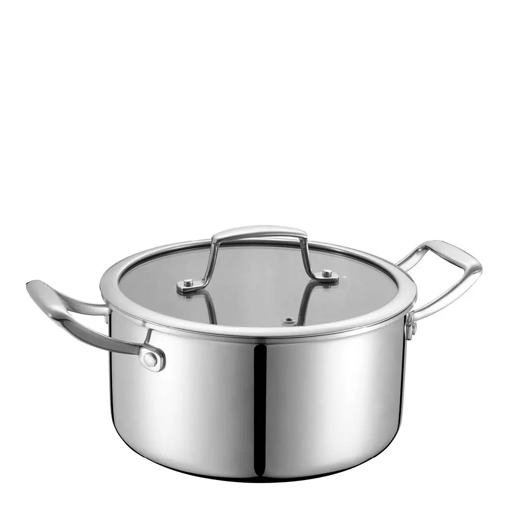 Trivence gryte med glasslokk 3L