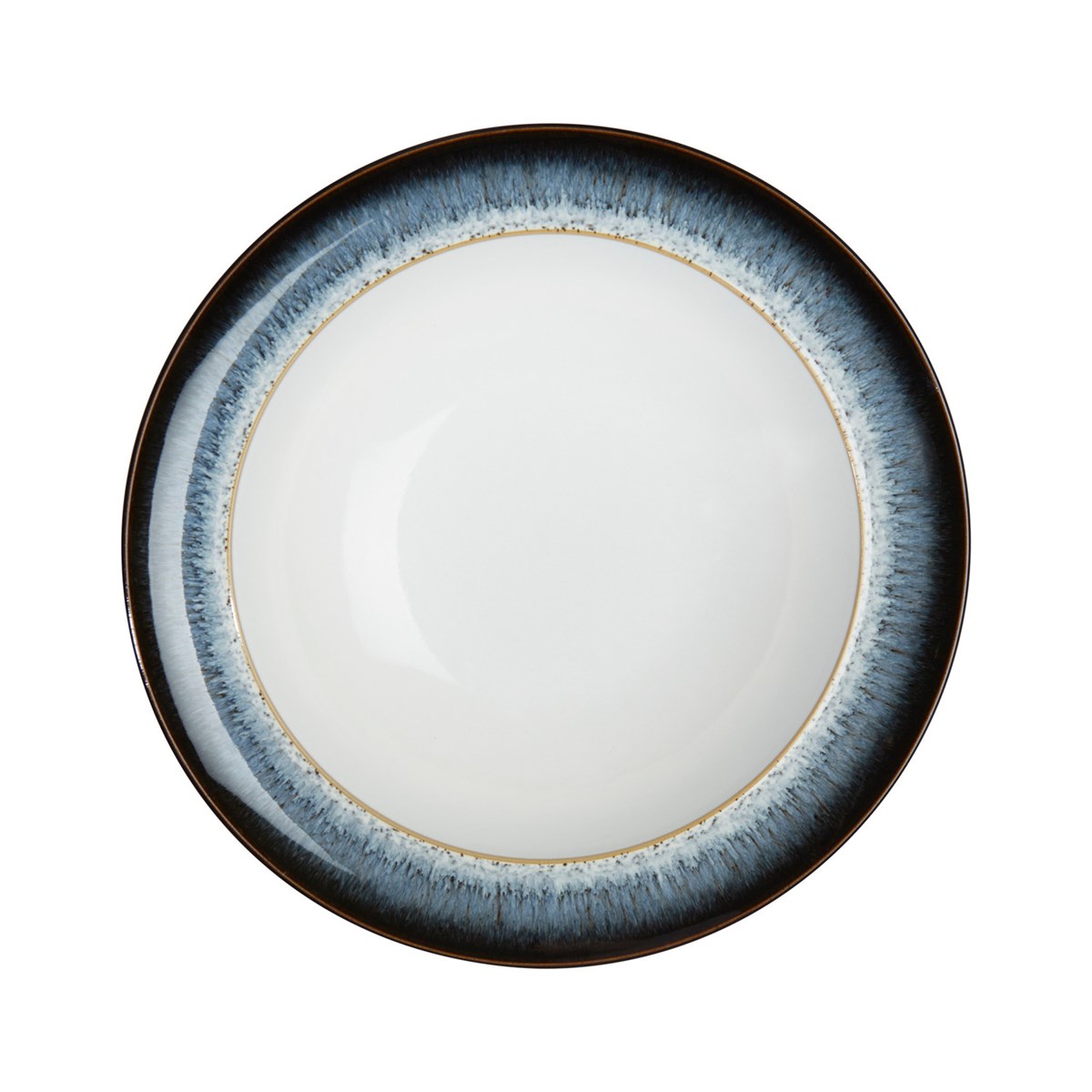 Denby Halo Syvä lautanen 22,5 cm Harmaa/Musta