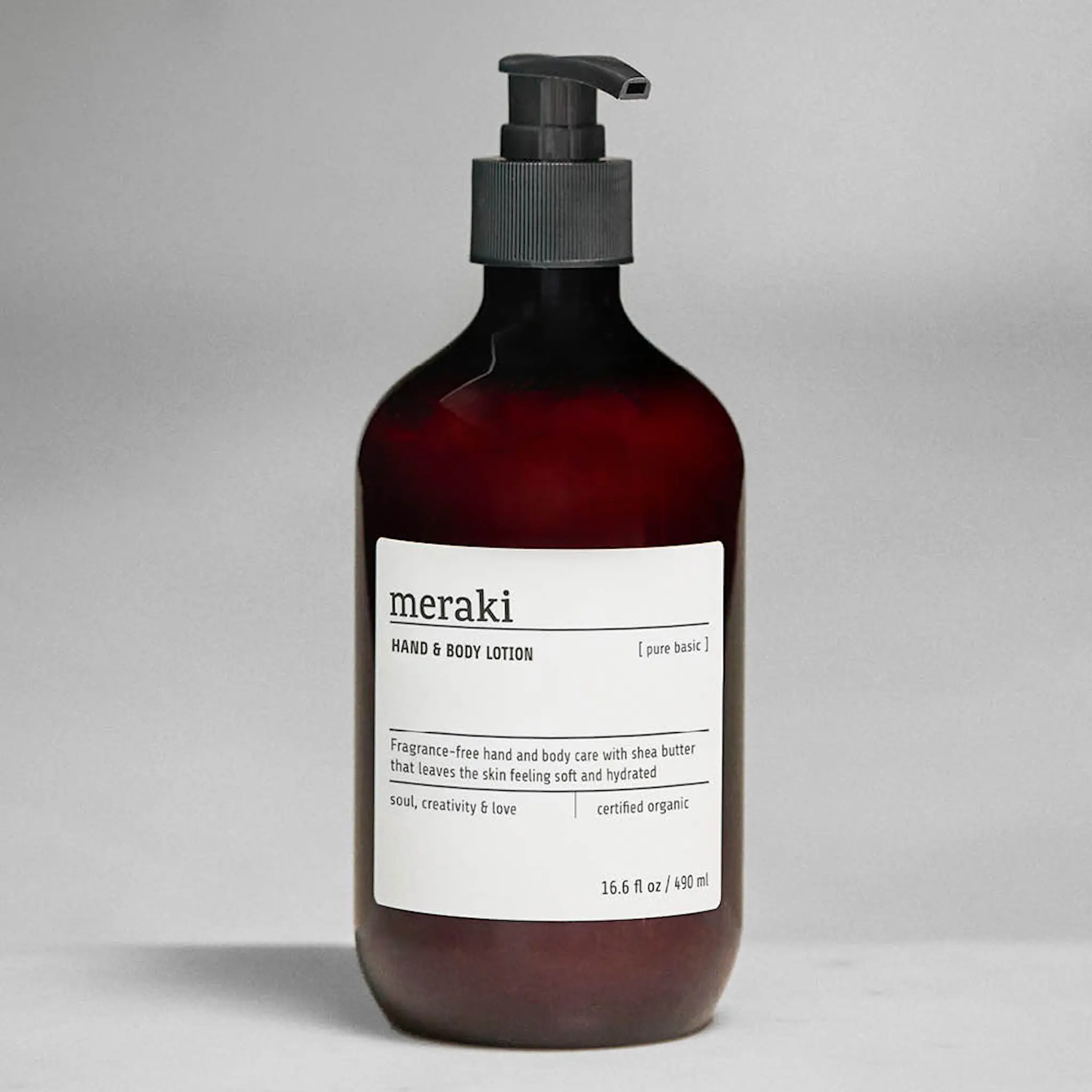 Meraki Pure Basic hand- och kroppslotion 490 ml