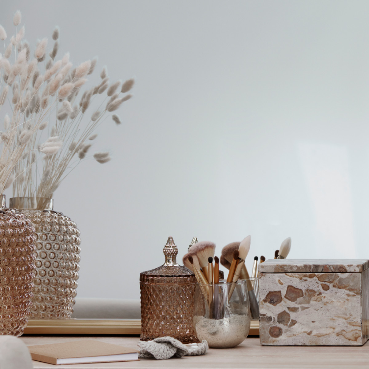 Lene Bjerre Miya Purkki 17,5 cm Ruskea