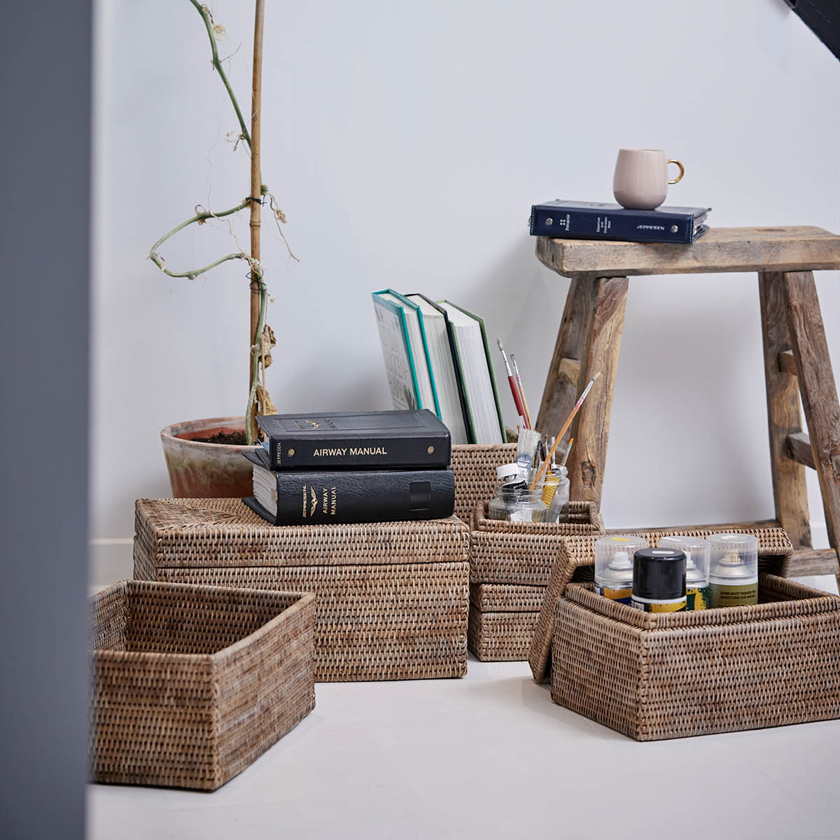 Lene Bjerre Norah Säilytyslaatikko 40x25 cm Puu