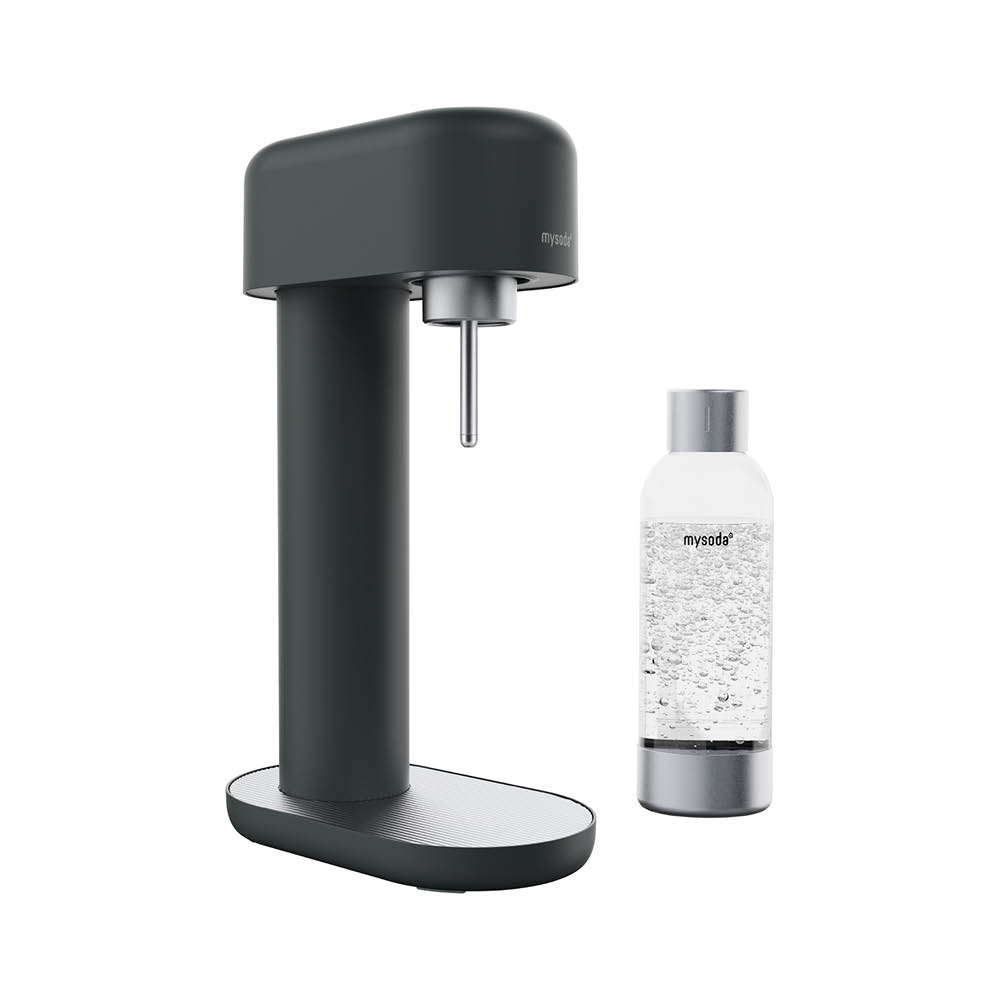 MySoda Ruby 2 kolsyremaskin utan cylinder svart/silver