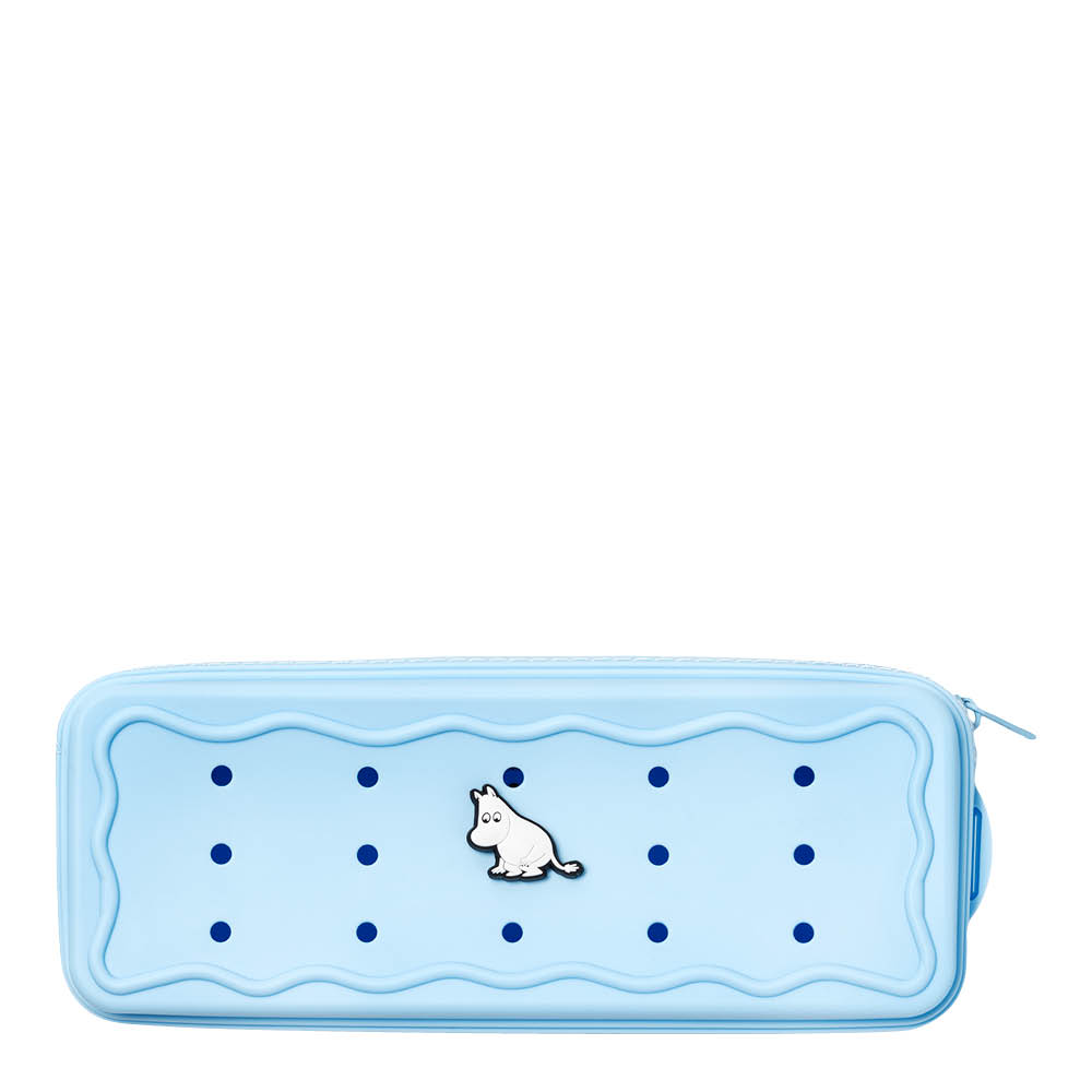 Moomin Arabia Mummi pennal med charm blå Mummitrollet