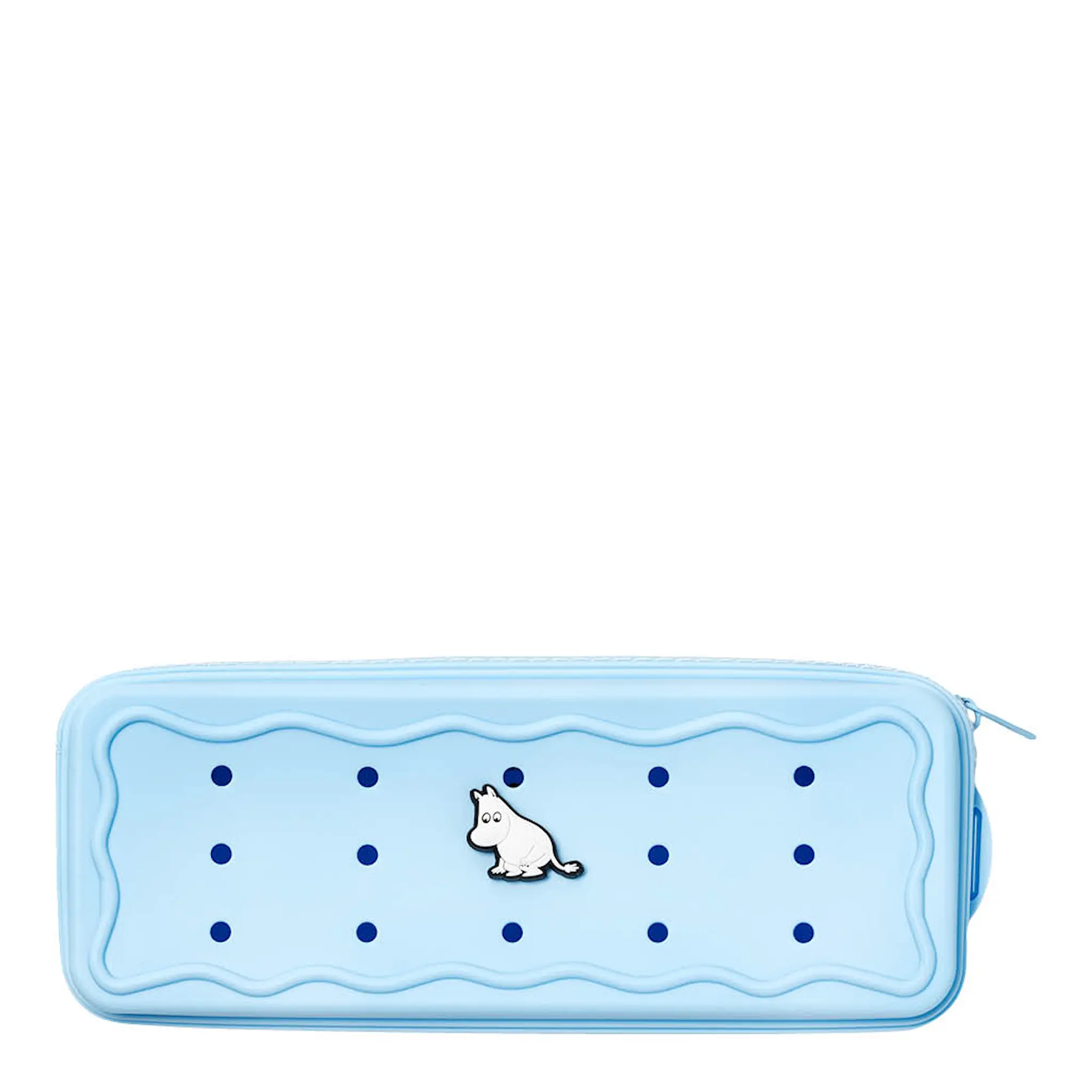 Moomin Arabia Mummi pennal med charm blå Mummitrollet