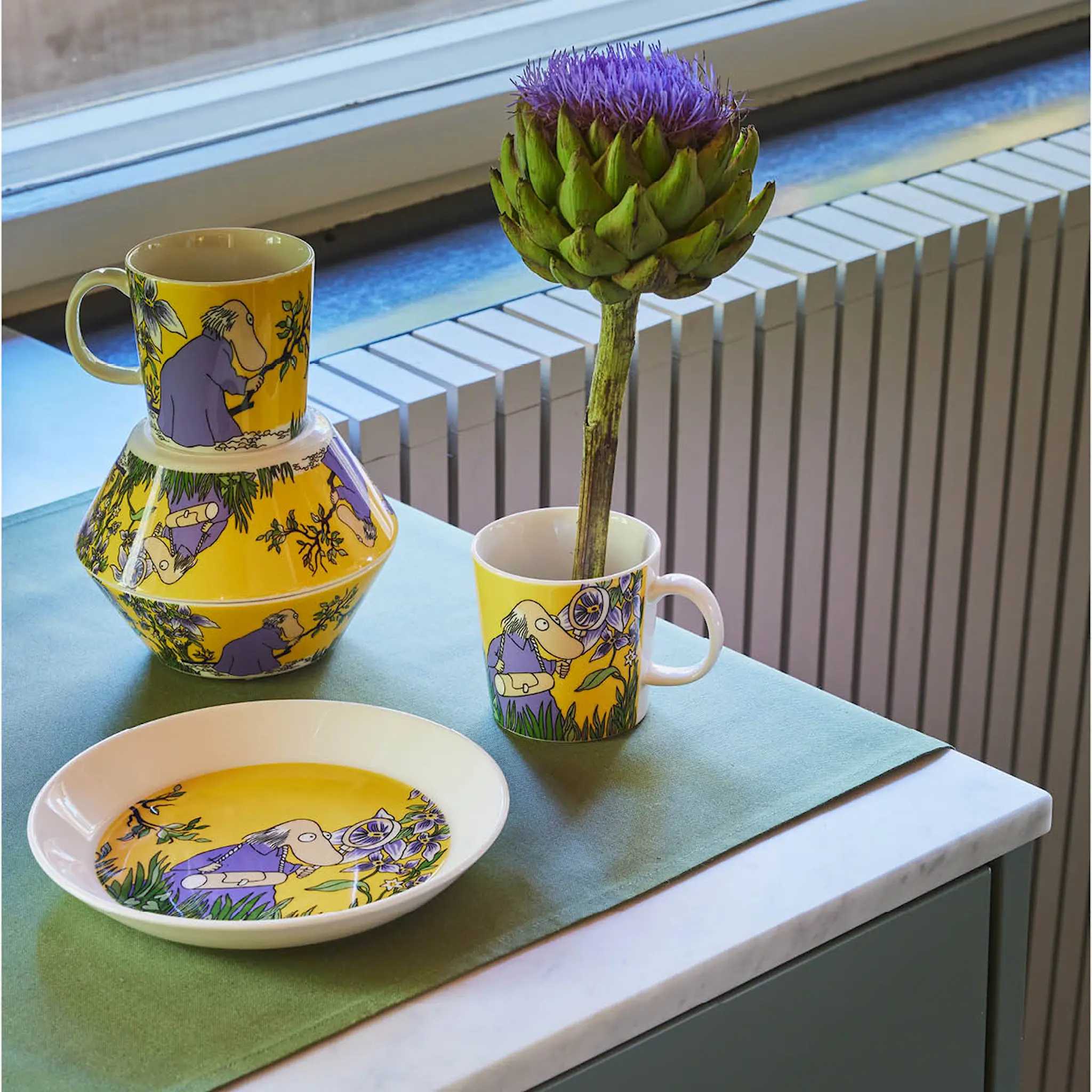 Moomin Arabia Muumimuki Hemuli 30 cl Keltainen